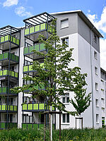Kernsaniertes Wohnhaus in der Mittenfeldstraße 86-94 in Stuttgart