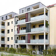 Häuser in Stuttgart Hallschlag mit EPS-Dämmplatten