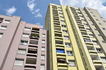 Fassadensanierung und Betonsanierung an zwei Hochhäusern in Stuttgart, Pelikanstraße-4